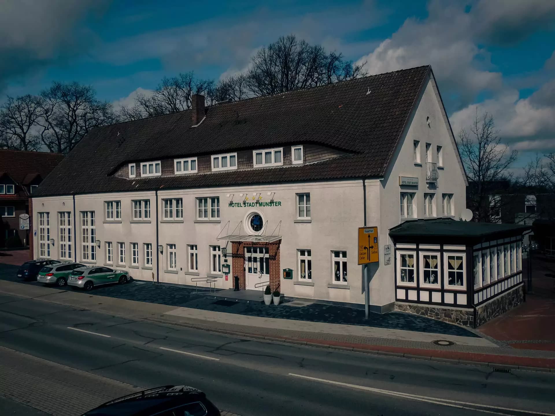 Außenansicht des Hotels Stadt Munster